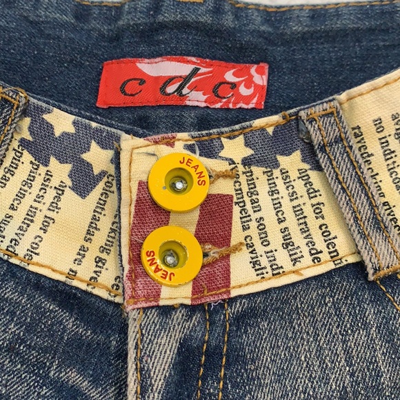 C D C Low Rise Shortie Jean Shorts Size 27 - Picture 6 of 8